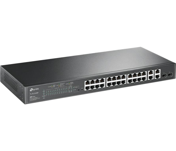 TP-LINK SL2428P Switch Smart 24PoE+ 2GE 2SFP - 1046973 - zdjęcie 2